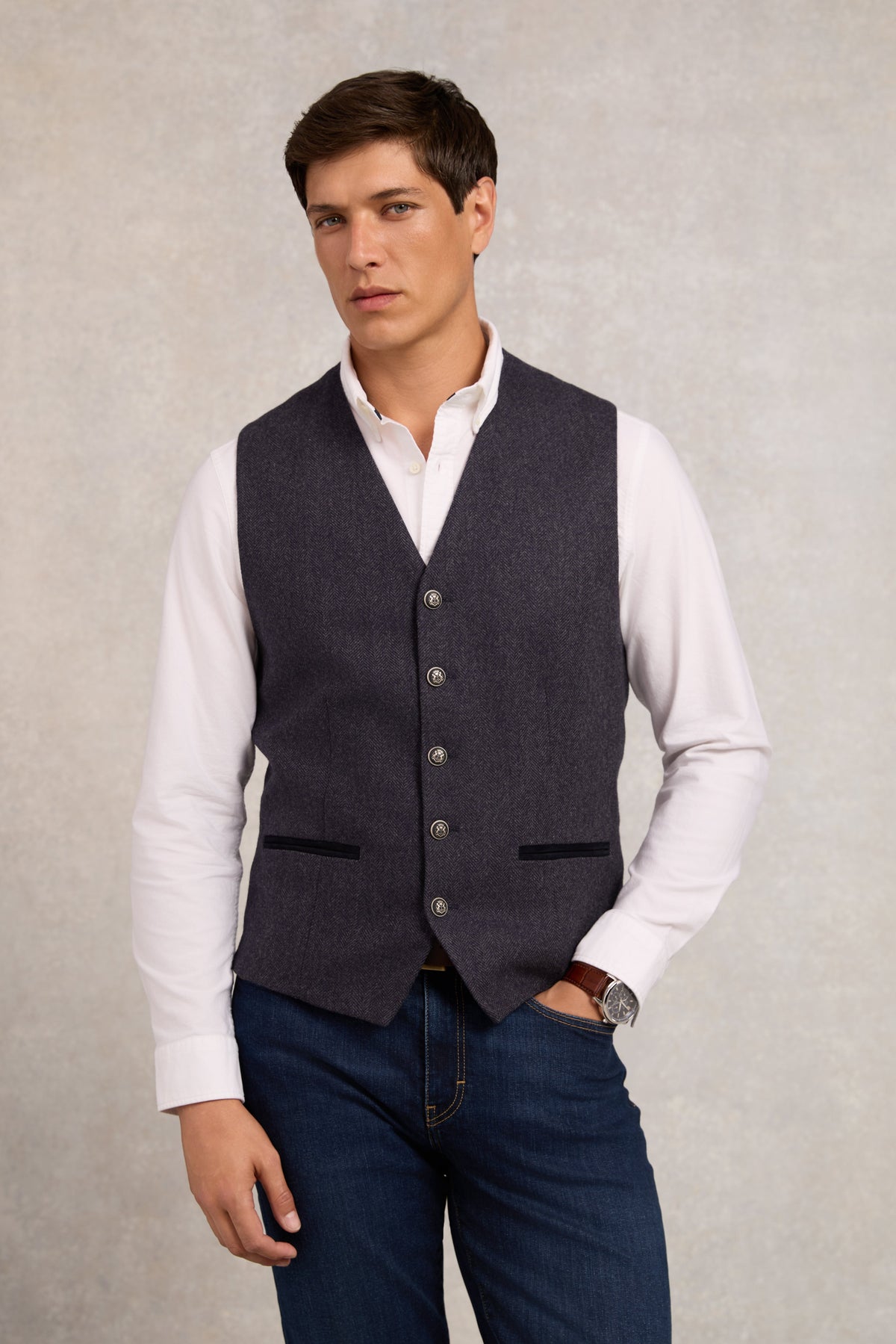 St James Waistcoat (Navy Duke)