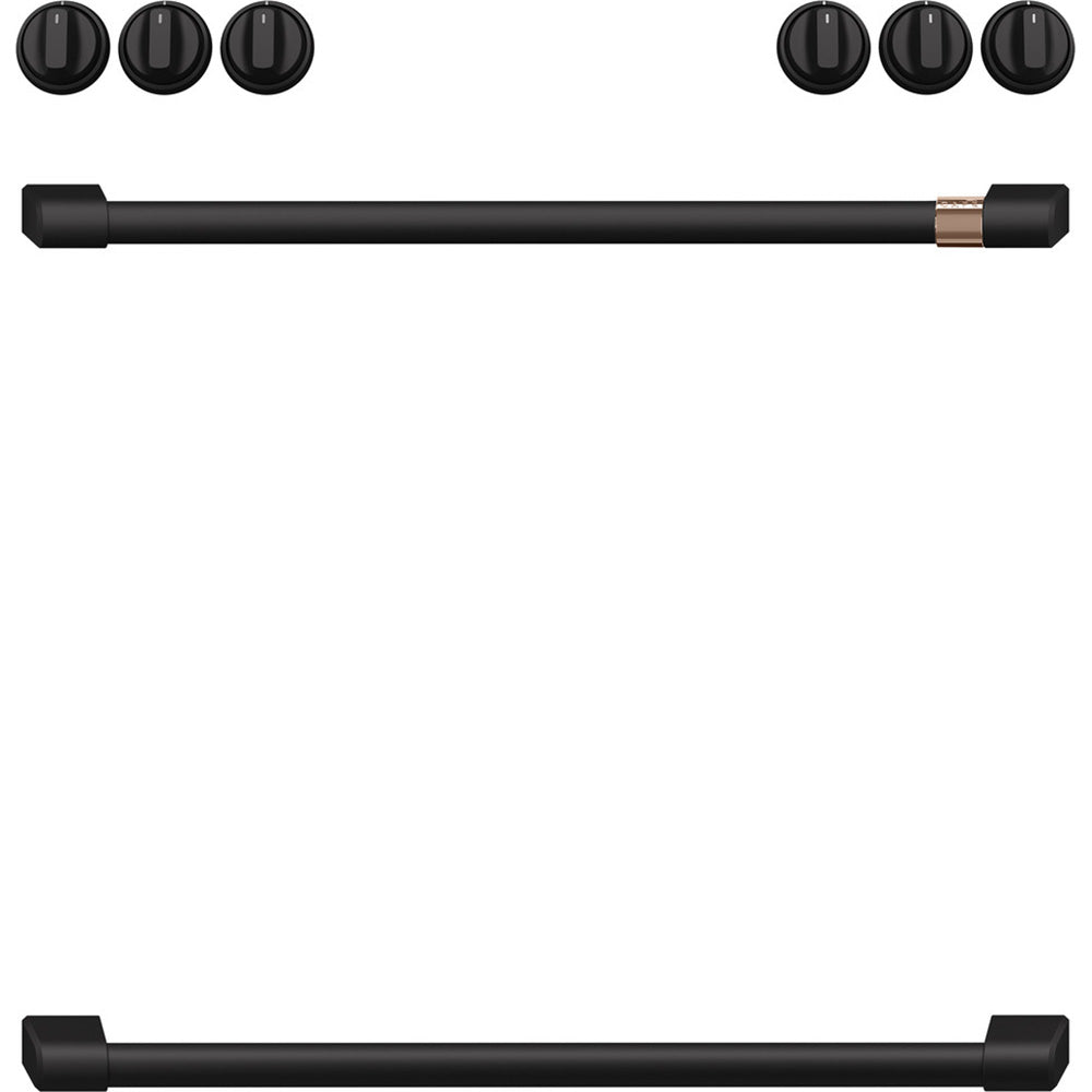 Front Control Induction Knobs and Handles - Flat Black