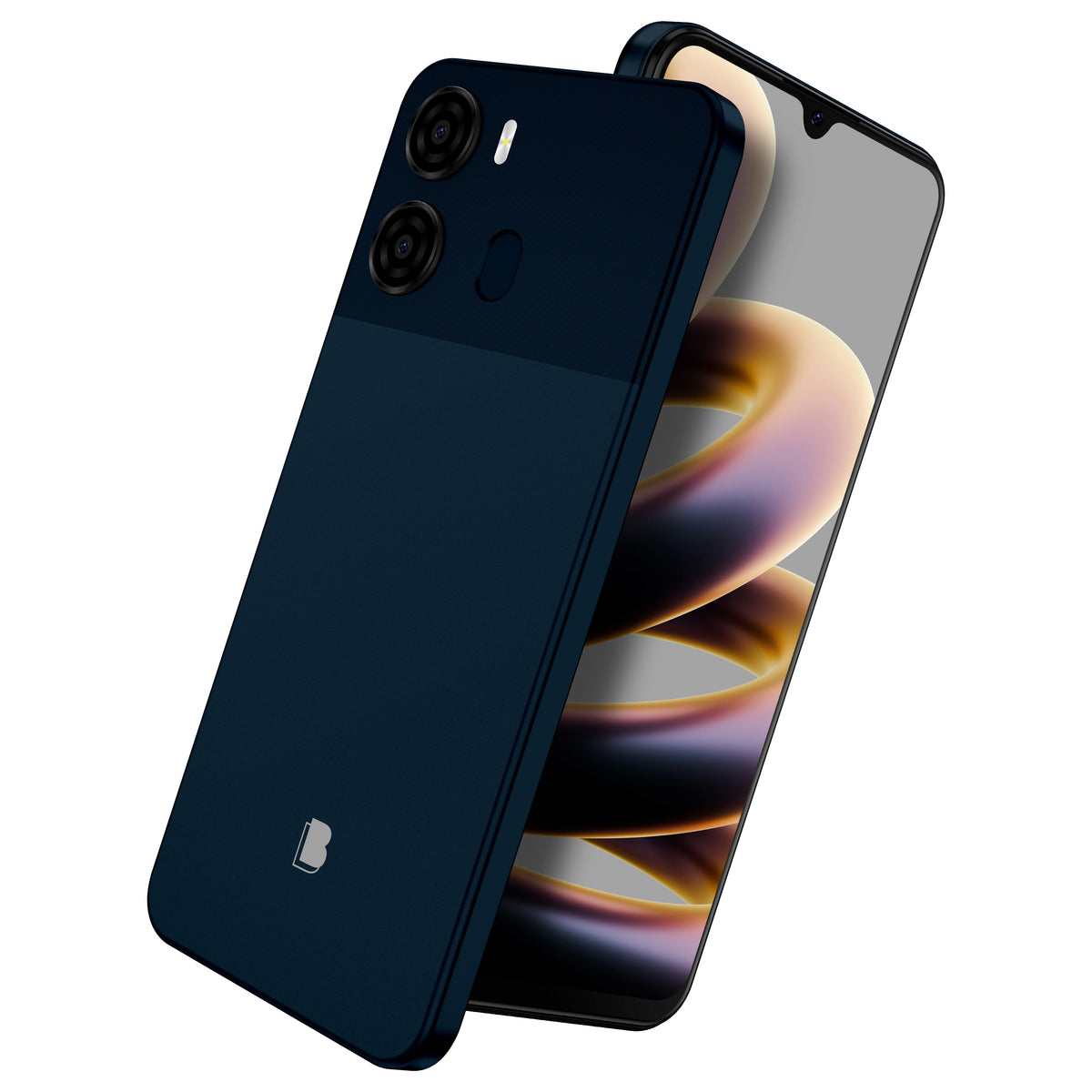 BLU K2 6.88" Infinity Display 64GB Storage 4GB RAM +(4GB Extra RAM) Black/Blue Unlocked Smart phone.