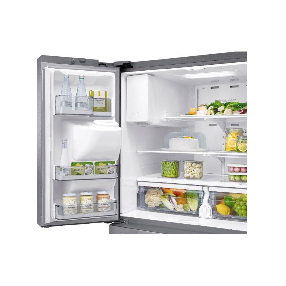 28 CuFt Smart 4-Door French Door Refrigerator in Stainless Steel