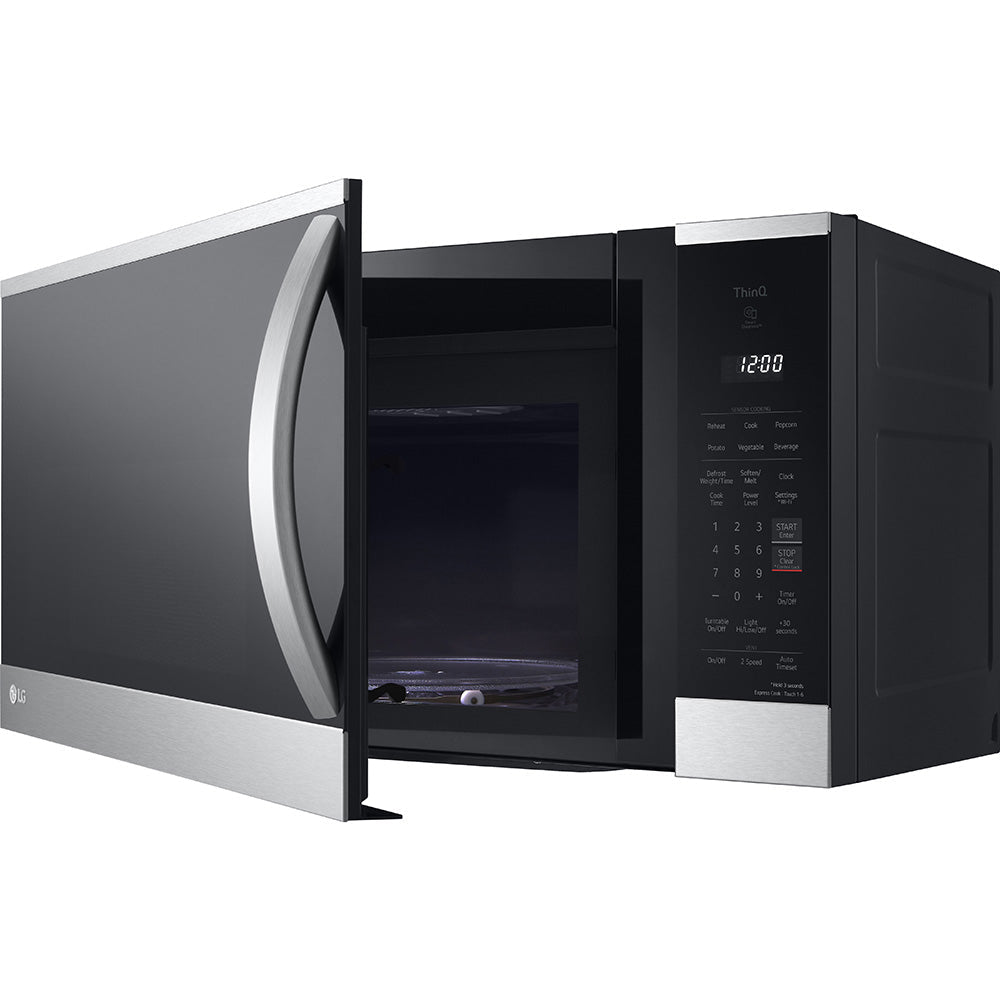 1.8 CuFt Smart 1000 Wattage Over-the-Range Microwave in Stainless Steel with Sensor Cook