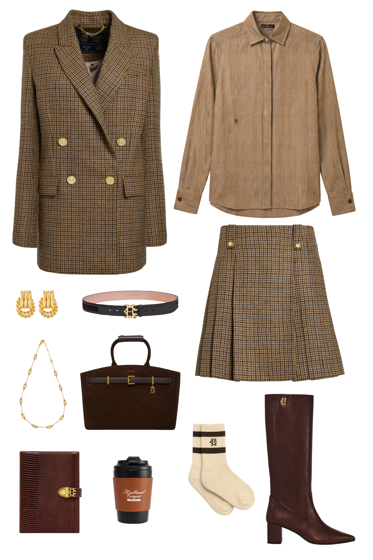 The Belgravia Mini Skirt Office Look
