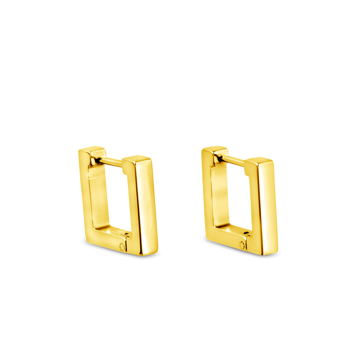Square Hoop Earrings GLD