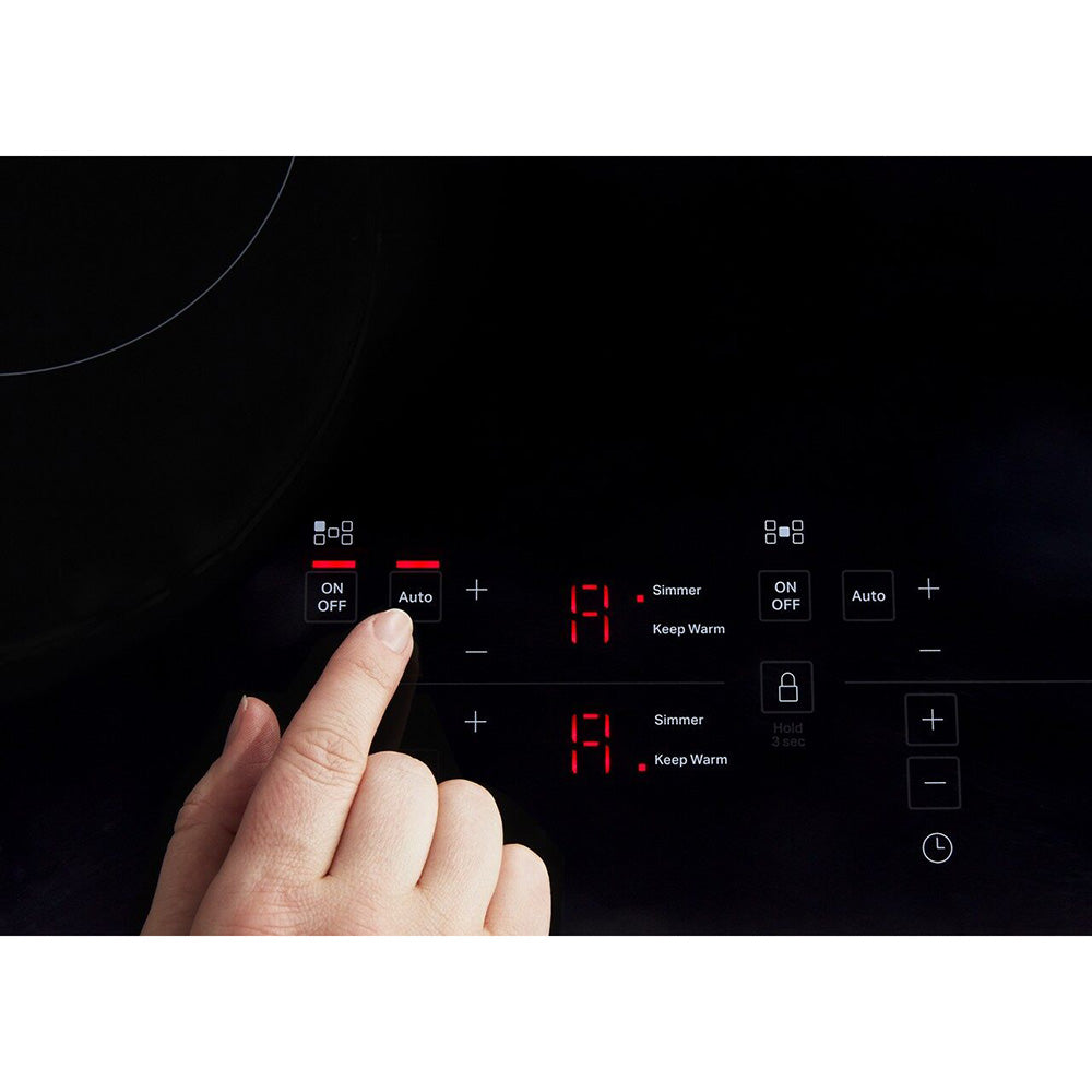 36" 5-Element Induction Electric Cooktop in Black with Frameless Design