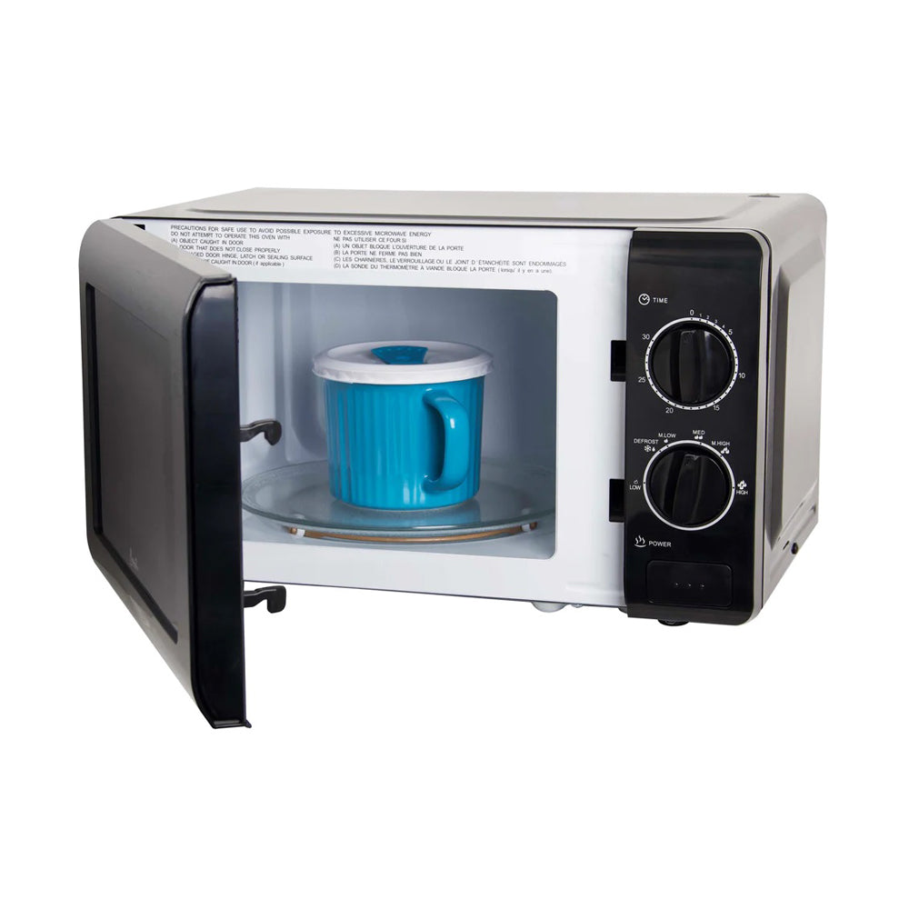 0.7 Cu-Ft 700 Watt Countertop Microwave Oven Black