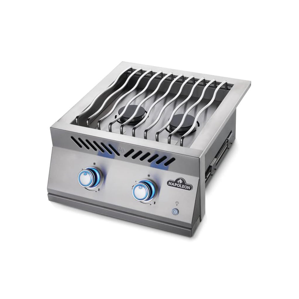 Built-in 700 Series Dual Range Top Burner with Stainless Steel Cover