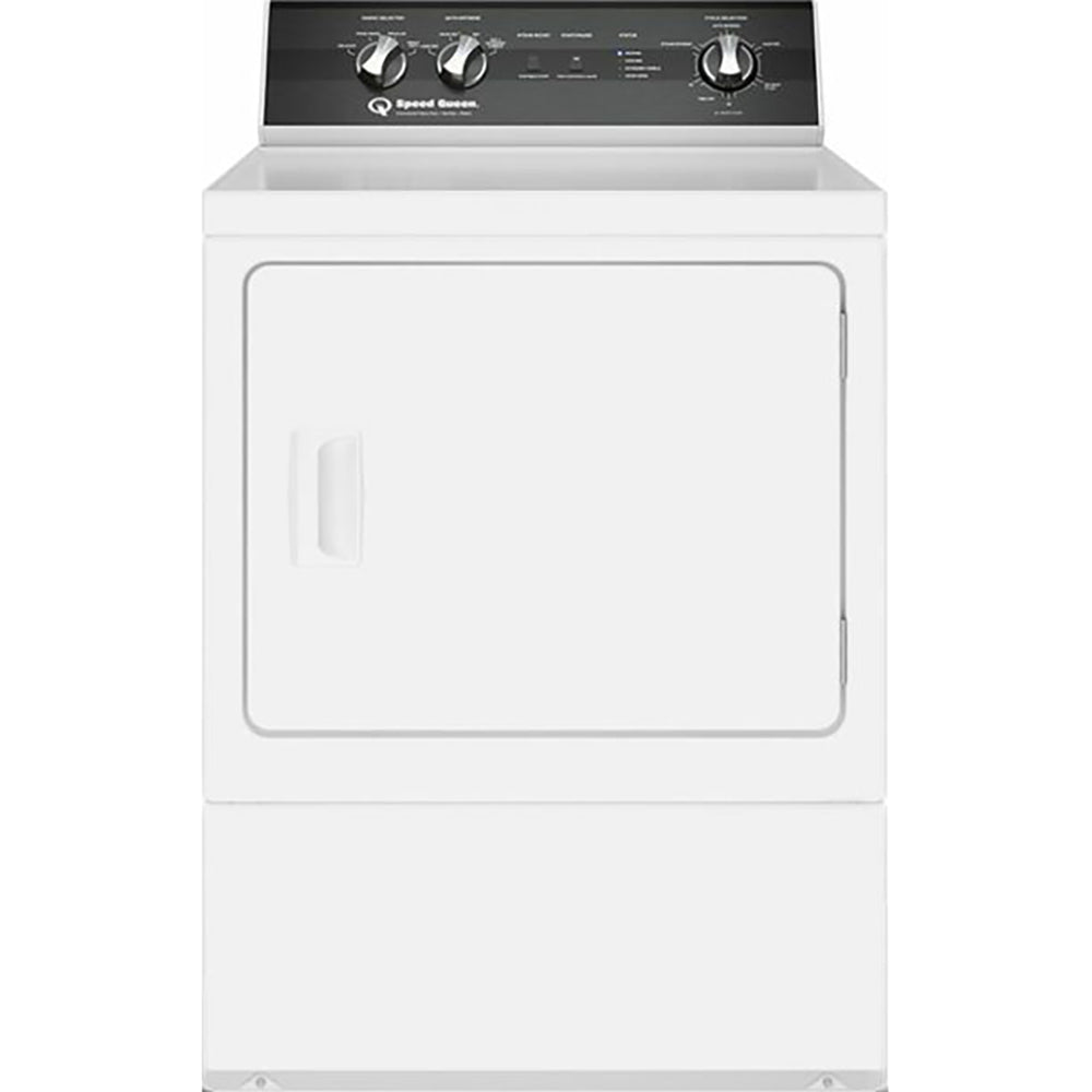 7.0 CuFt Front Load White Gas Dryer