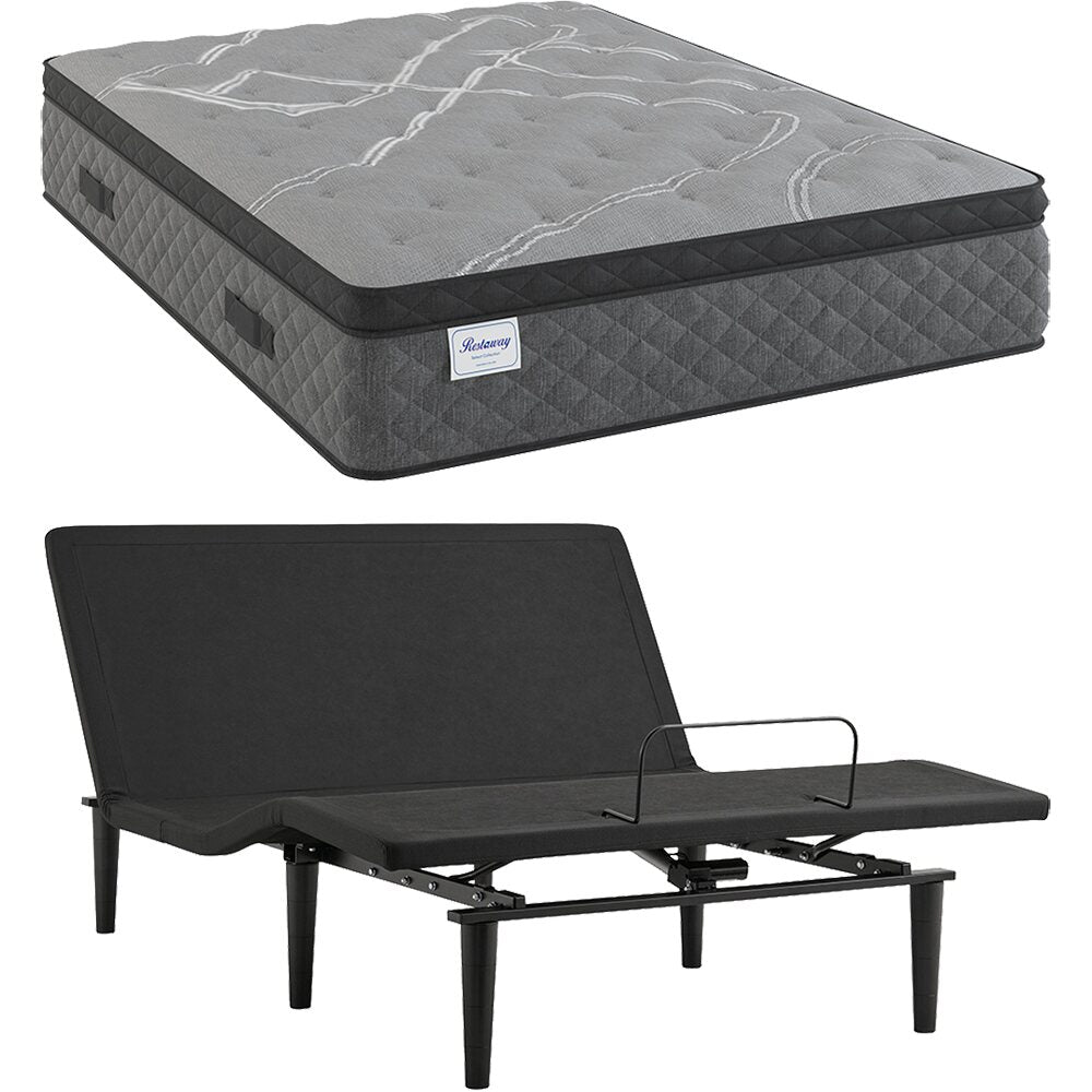 St. Blake Firm King Mattress with Ease 4.0 Full Adjustable Base & Wireless Remote