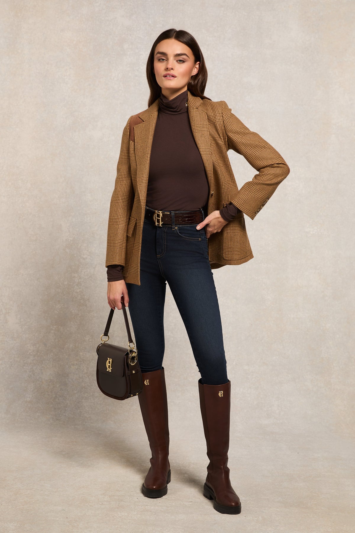 Paige Roll Neck (Chocolate)