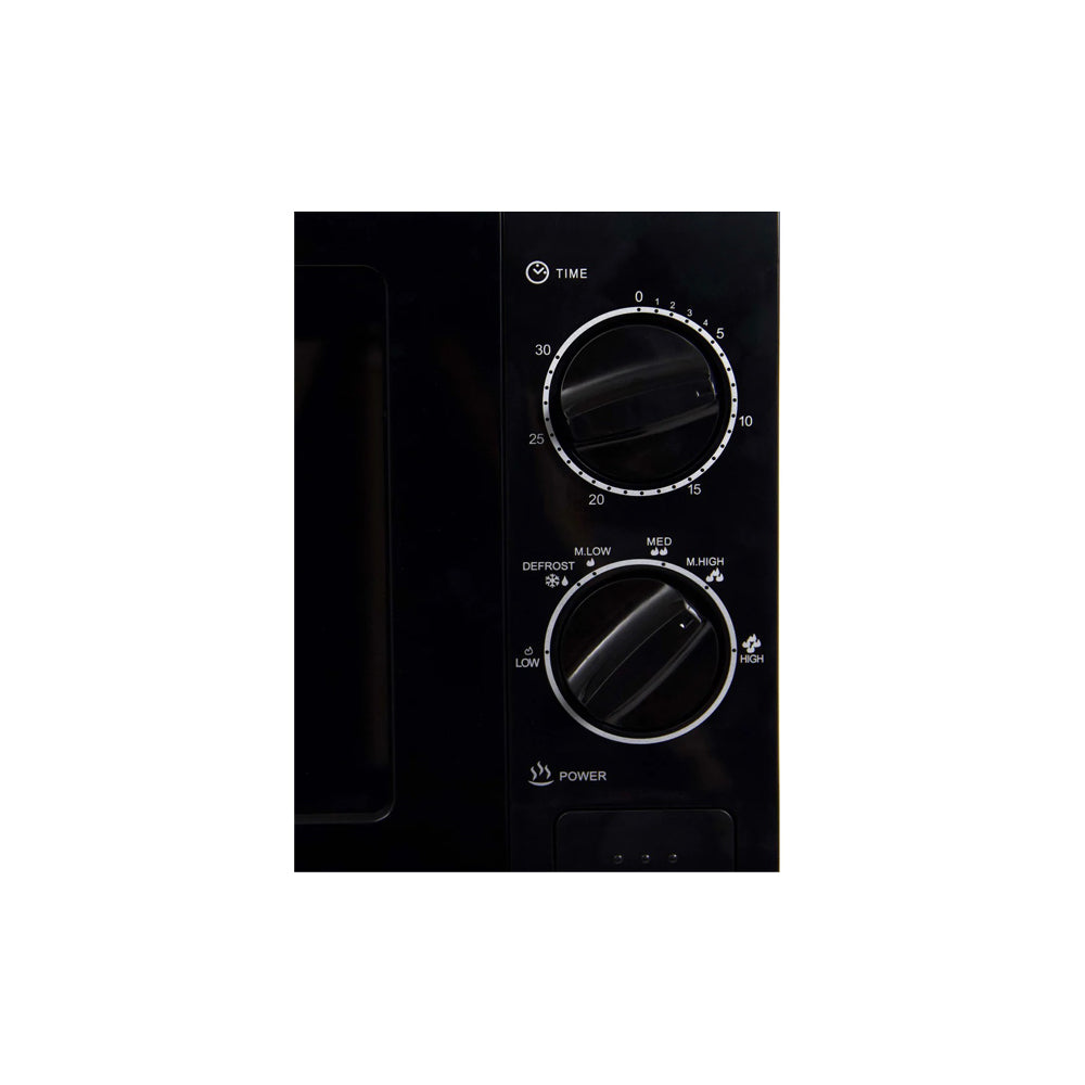 0.7 Cu-Ft 700 Watt Countertop Microwave Oven Black