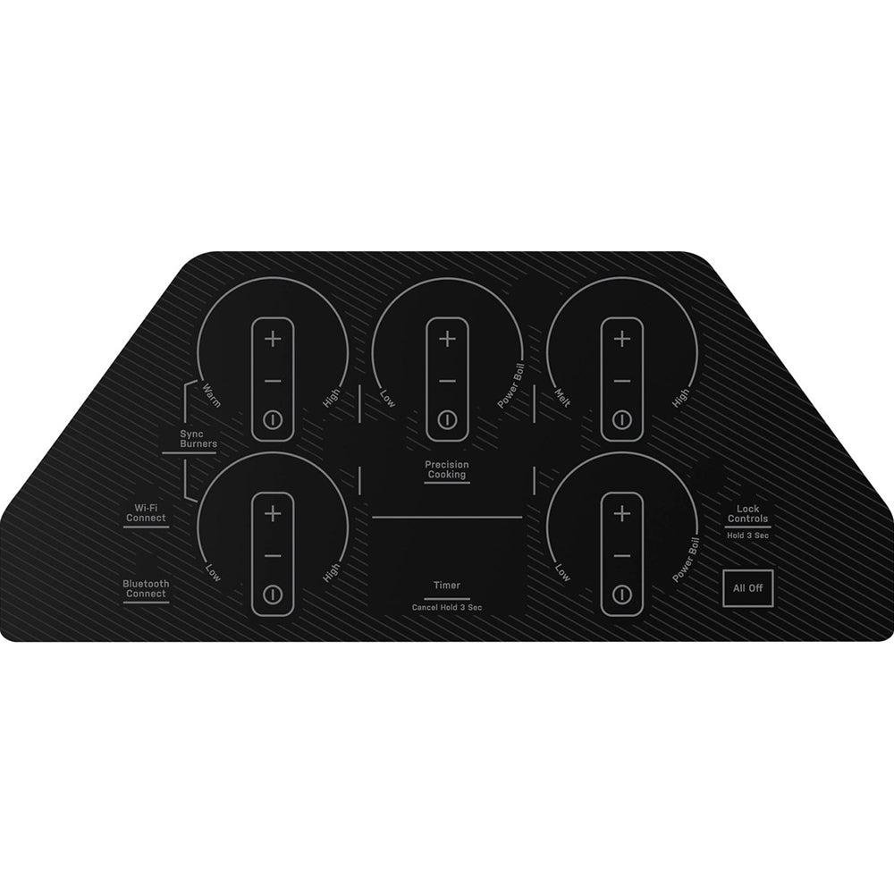 36" 5-Element Electric Cooktop in Black with Guided Cooking