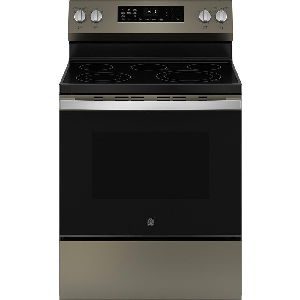 5.3 CuFt Smart Freestanding Electric Range in Slate