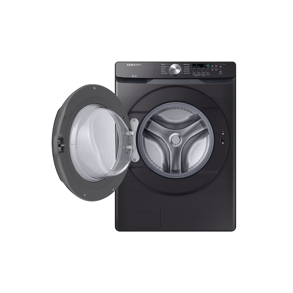 4.5 CuFt Front Load Electric Washer With Vibration Reduction Technology+ In Brushed Black