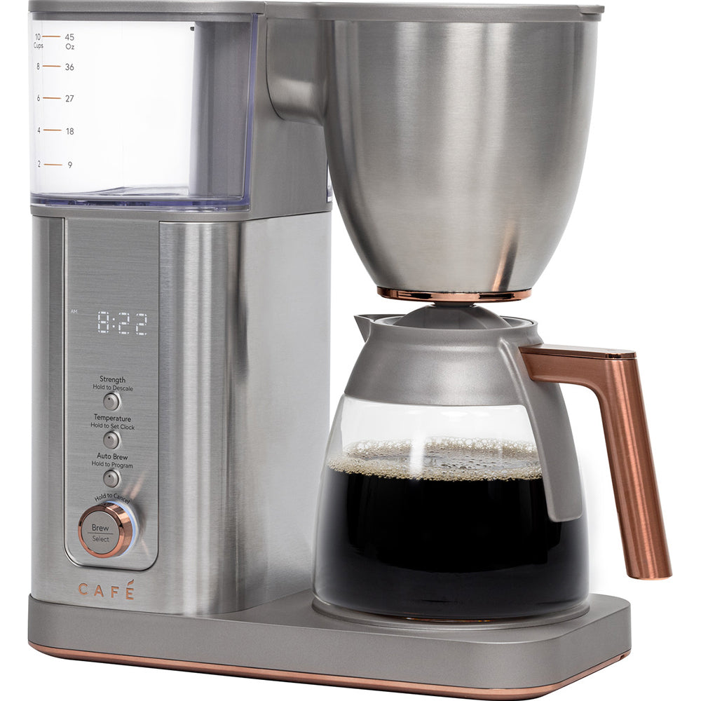 Specialty Drip Coffee Maker with Glass Carafe - Stainless Steel
