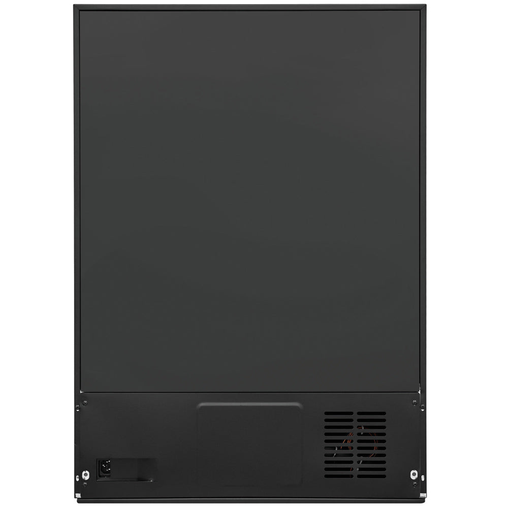 24" 41-Bottle Under-Counter Wine Cooler in Stainless Steel with Premium Wide-Slat Walnut ShelvingRefrigerators