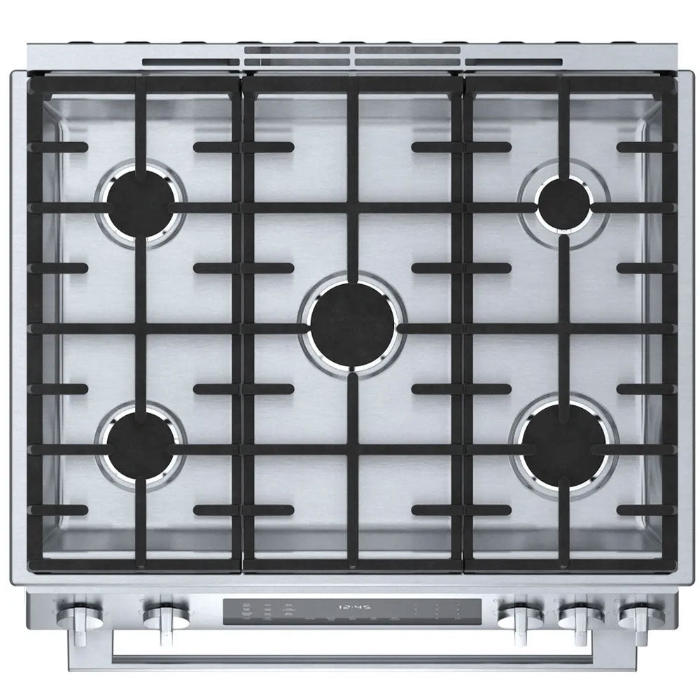 4.6 Cu. Ft 30" Wide Benchmark® Dual Fuel Slide-in Range
