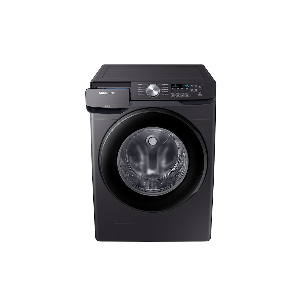 4.5 CuFt Front Load Electric Washer With Vibration Reduction Technology+ In Brushed Black