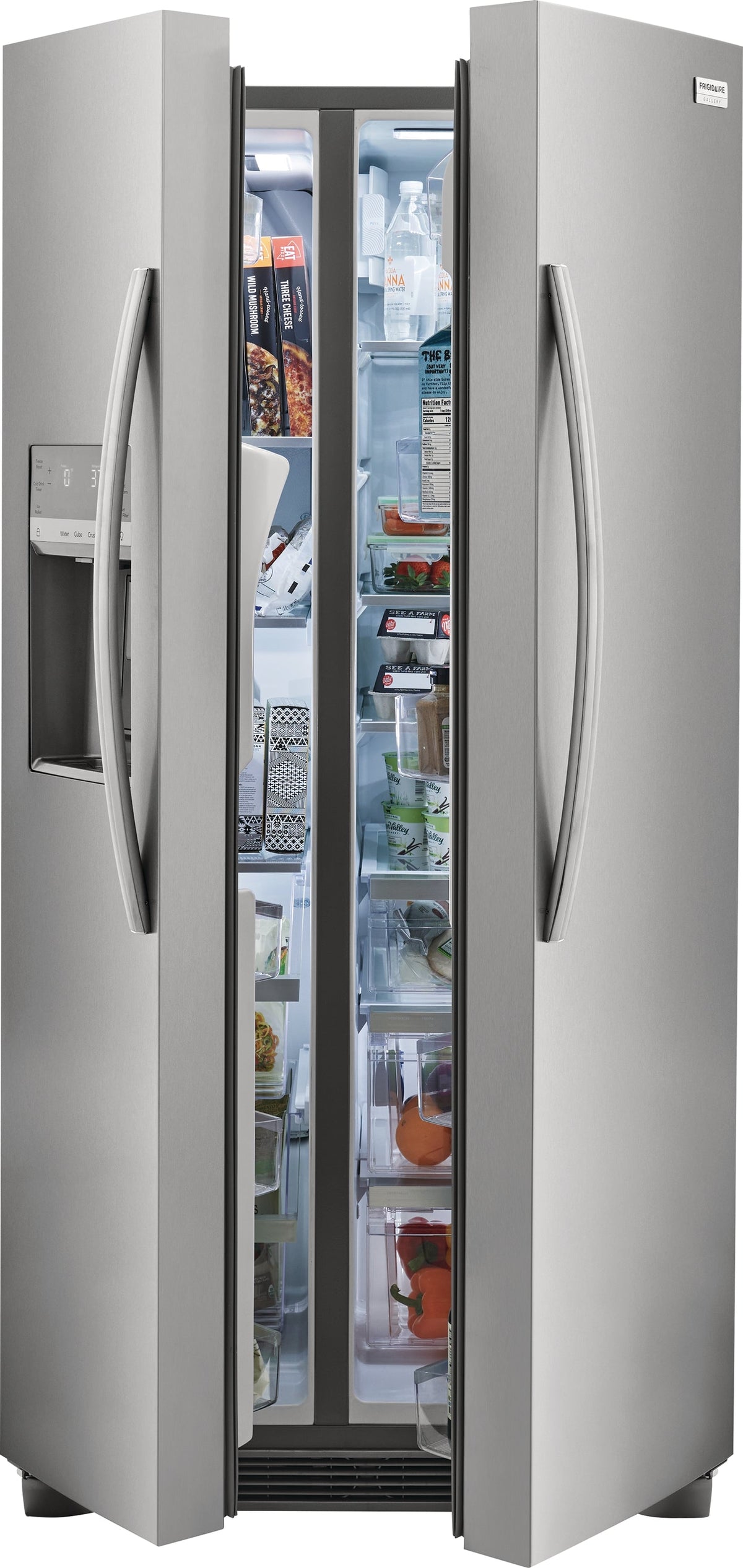 22.3 CuFt Counter Depth Side-by-Side Refrigerator in Stainless Steel with EvenTemp™ Cooling System