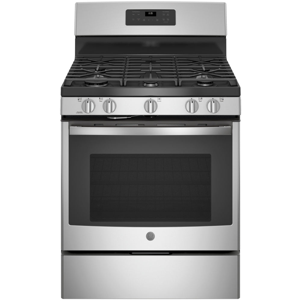 5.0 CuFt 5-Burner Freestanding Gas Range in Stainless Steel