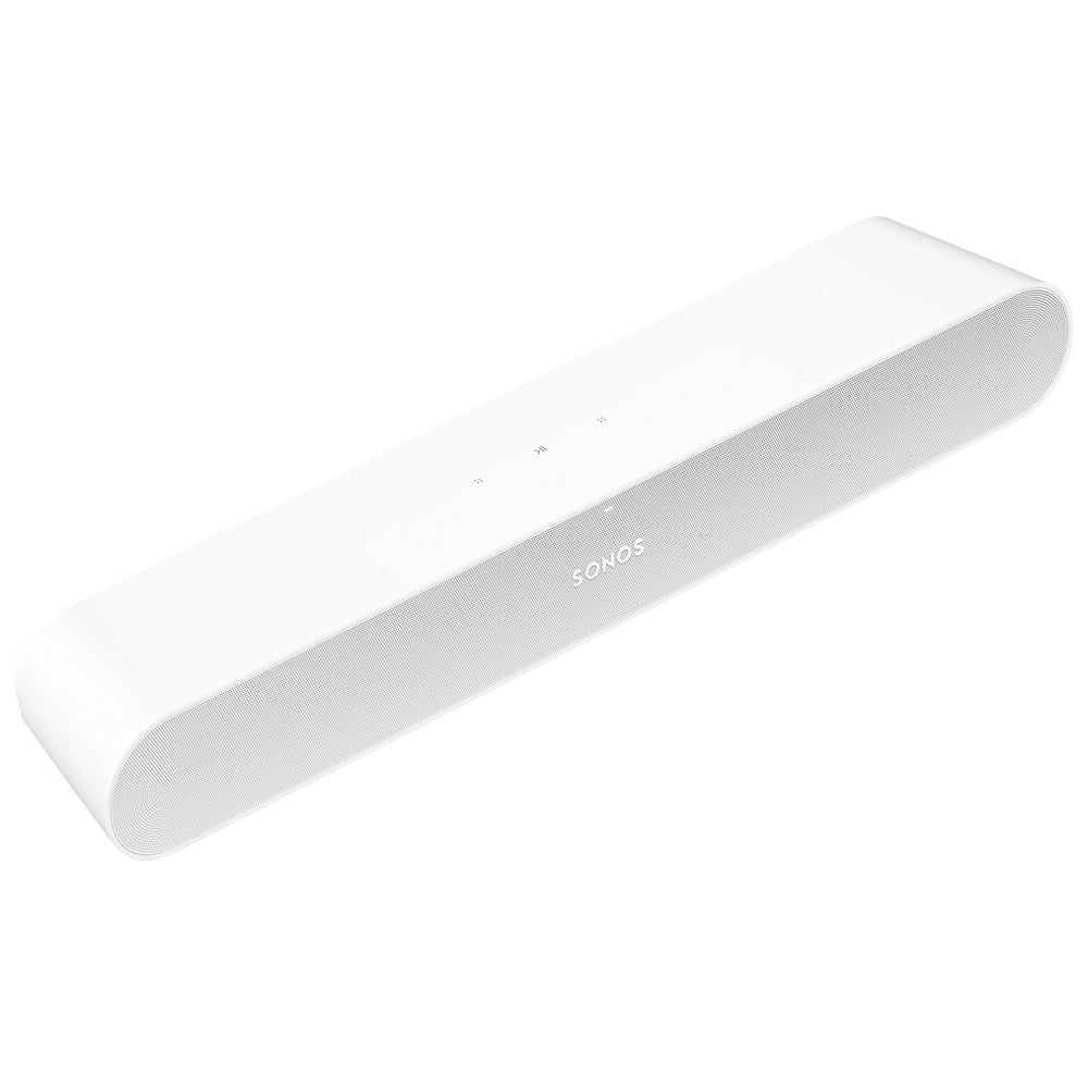 2.0 Channel Ray Soundbar and Two Era 100 Wireless Speaker Package - White