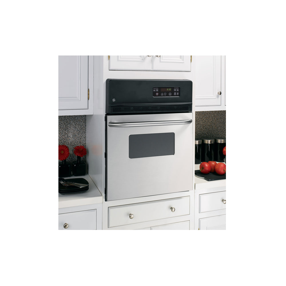 24-inch Electric Single Standard Clean Wall Oven - Stainless Steel