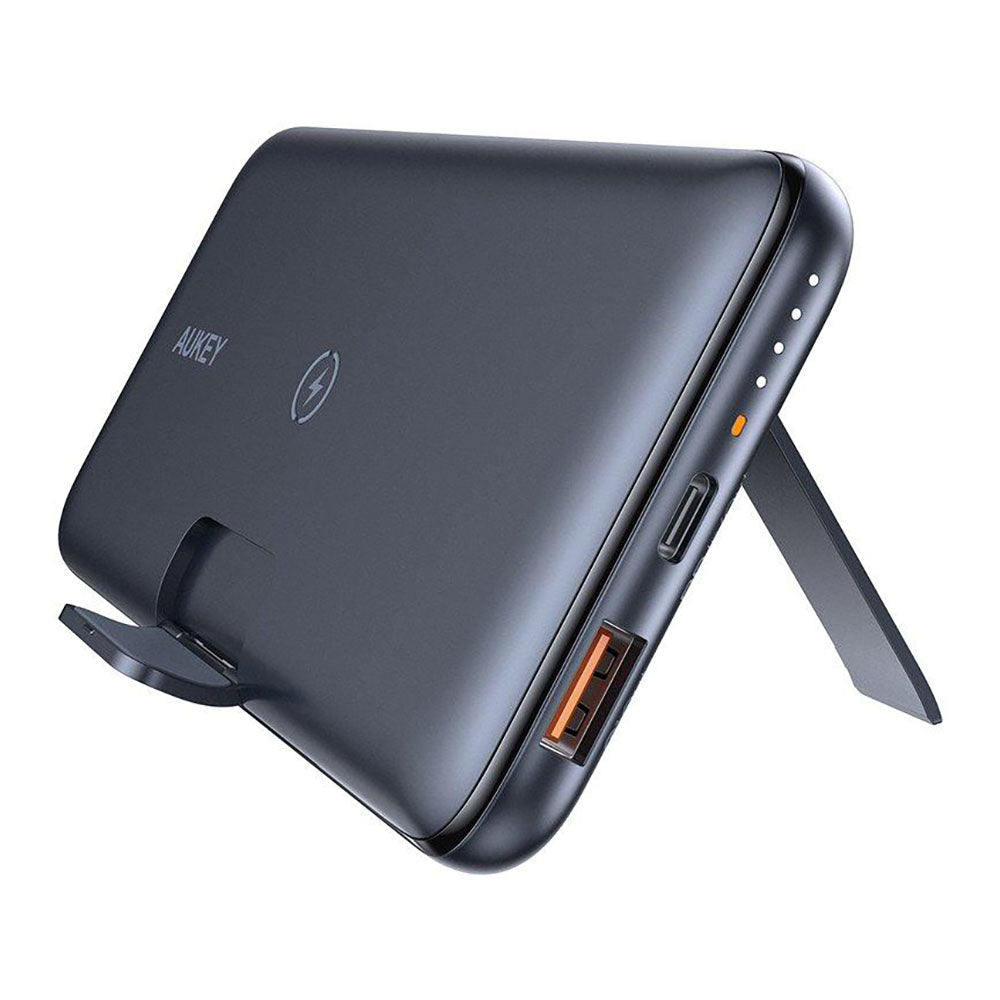 18W PD QC 3.0 10000mAh Power Bank With Stand & Wireless Charging