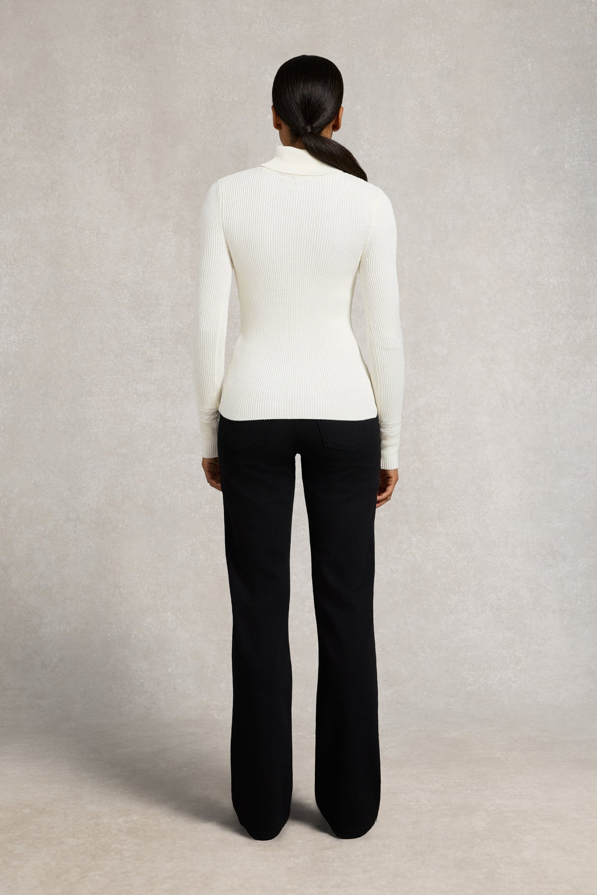 Painswick Roll Neck Knit (Natural)