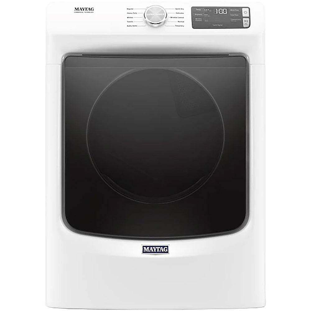 4.5 CuFt Front Load Washer with 7.3 CuFt Front Load Gas Dryer in White