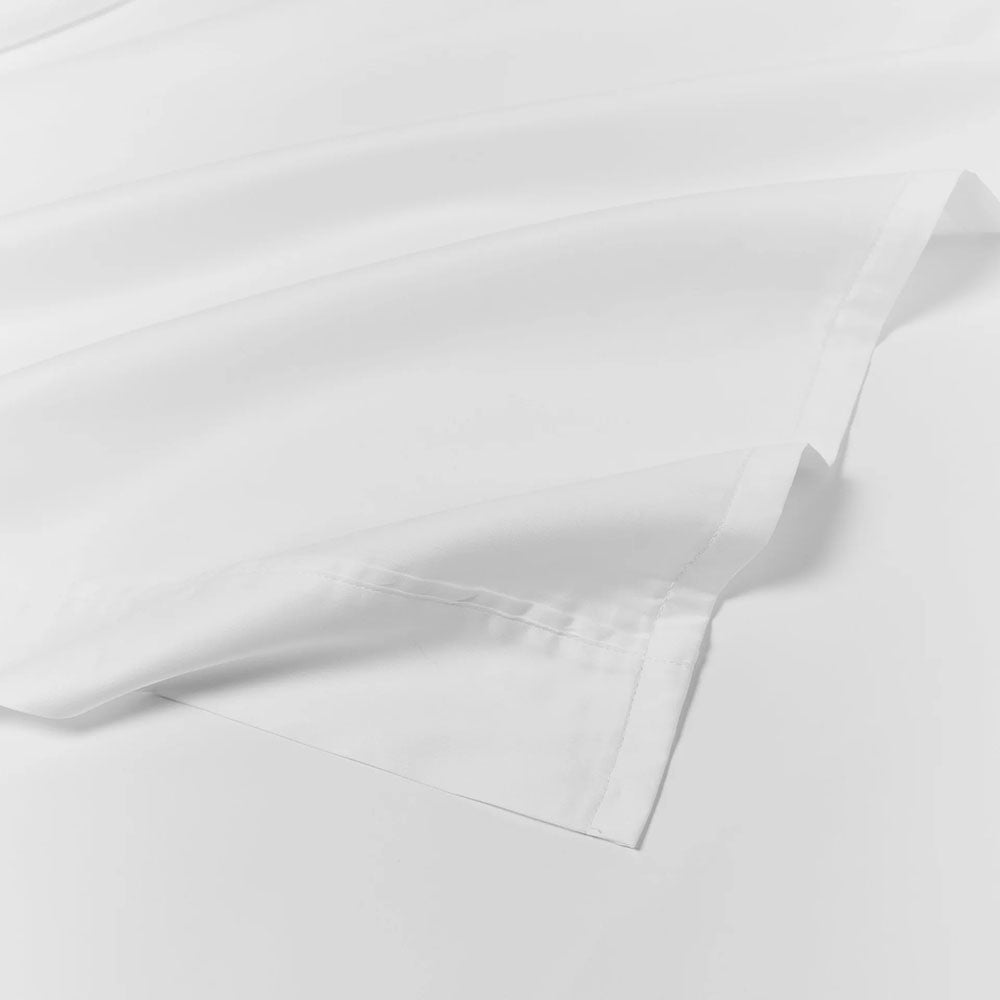100% Pima Cotton Queen Sheet Set in White | Luxuriously Silky and Lasting Comfort