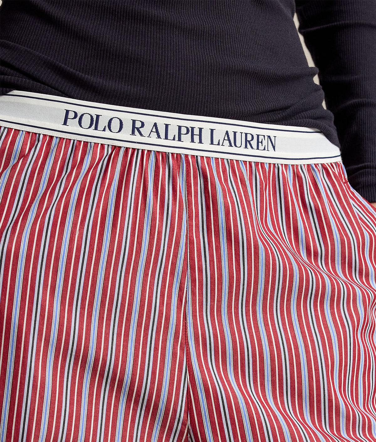 Woven Striped Pajama Pants