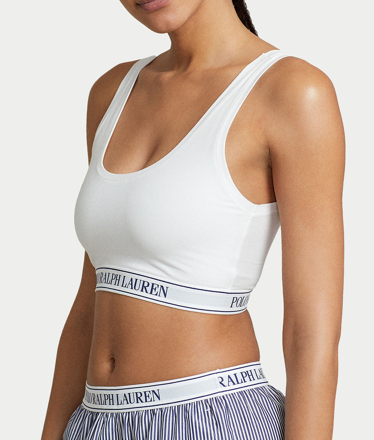 Essentials Cropped Tank Bra
