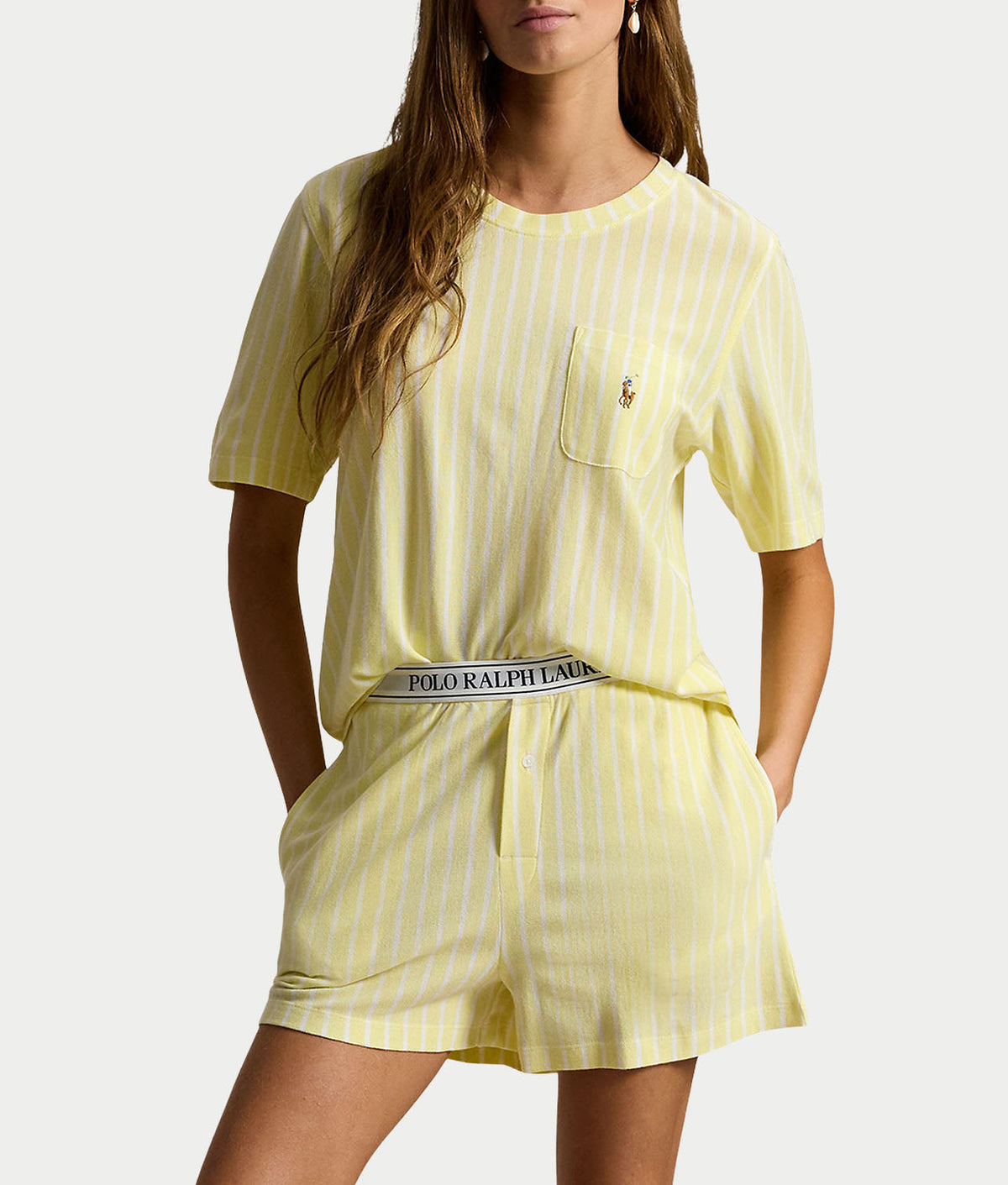 Short Sleeve Knit Short Set