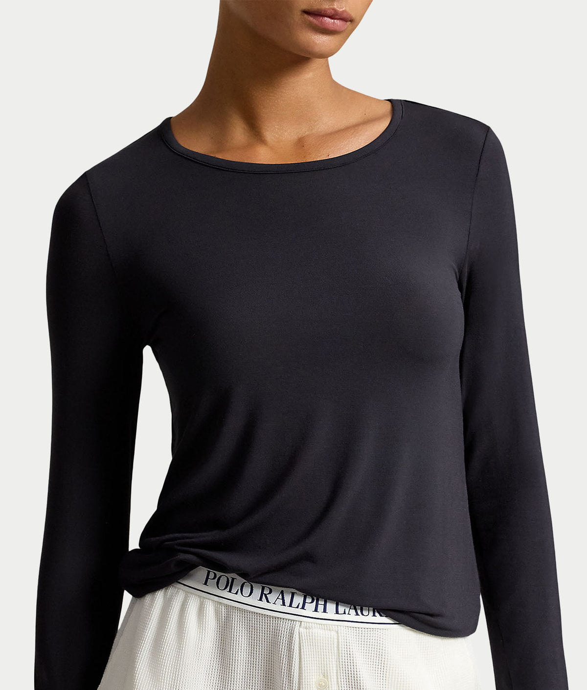 Sleep Silky Sheer Long Sleeve Top