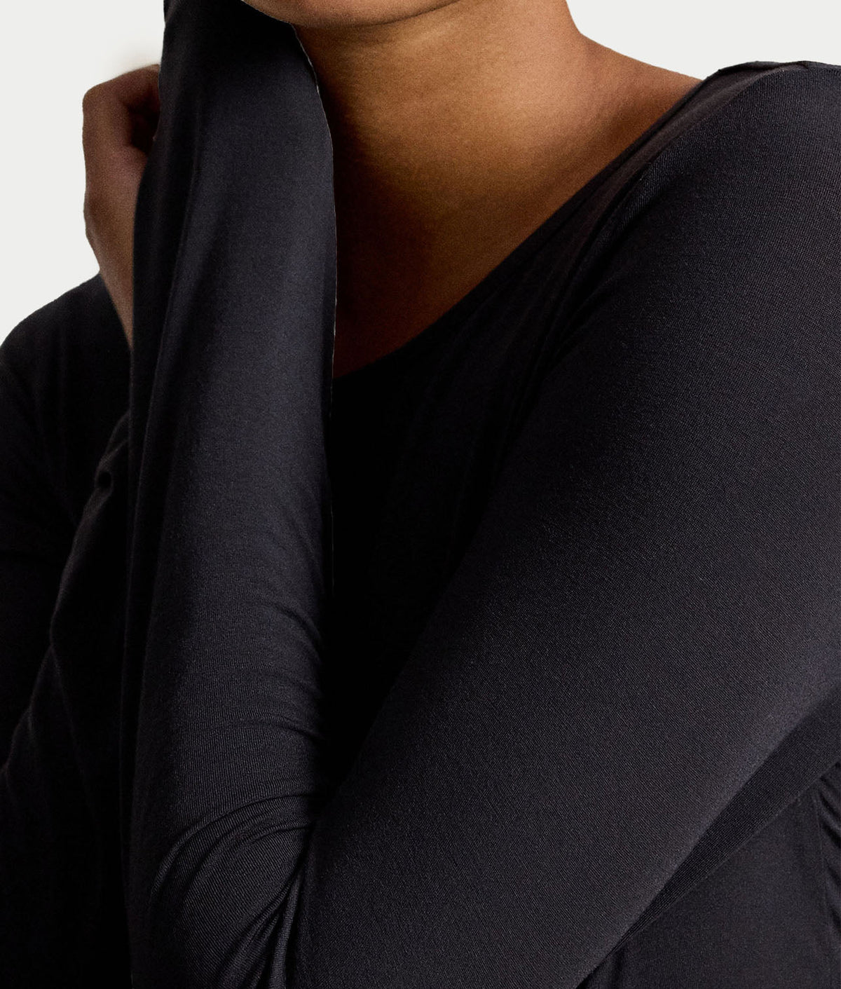 Sleep Silky Sheer Long Sleeve Top