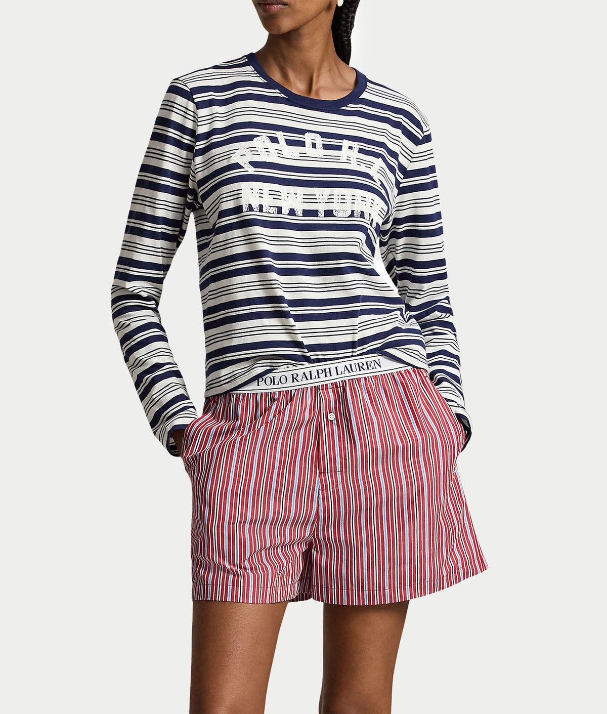 Woven Stripe Boxer