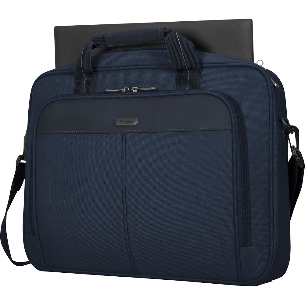 15-16” Classic Slim Briefcase - Navy Blue