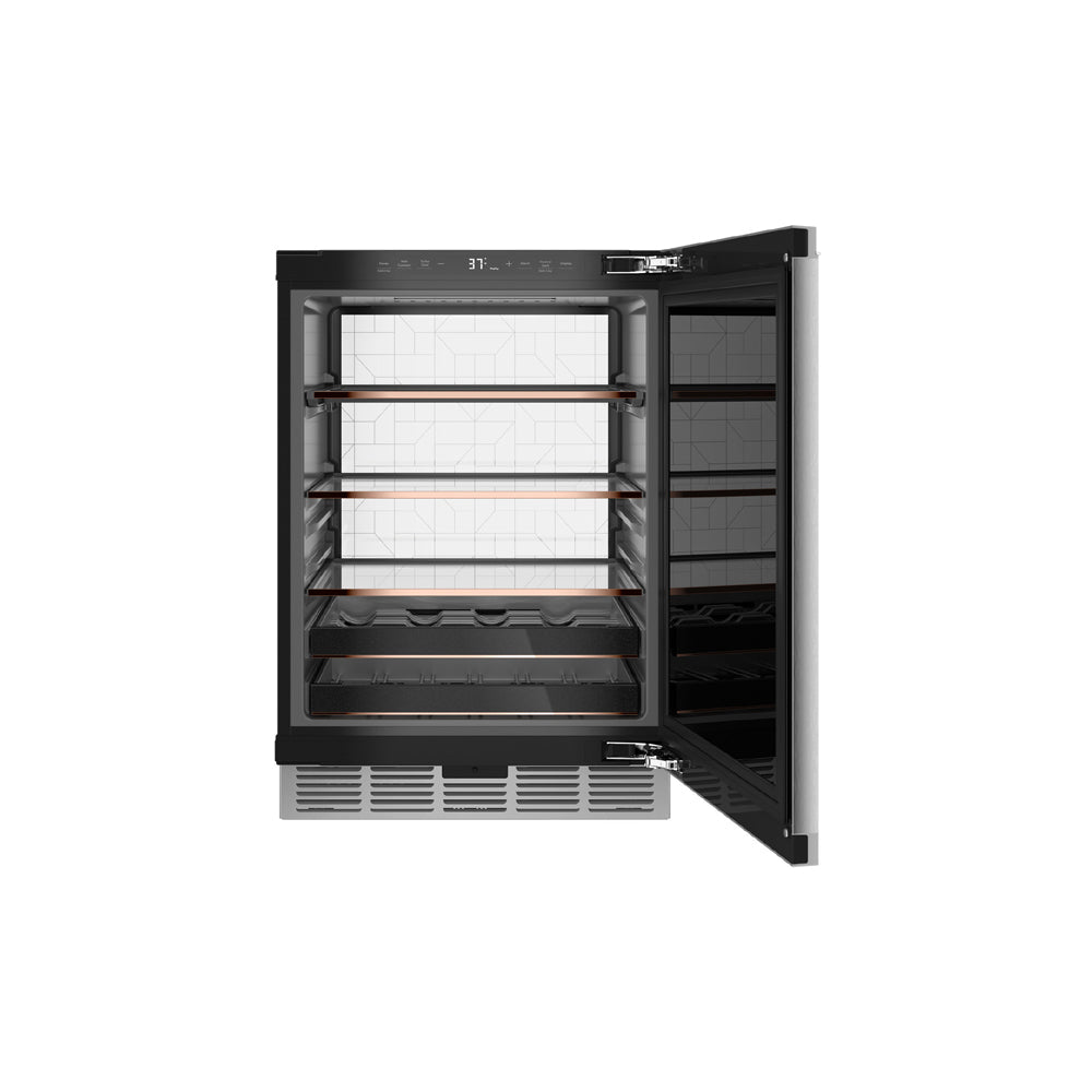 14-Bottle Beverage Center - Platinum Glass