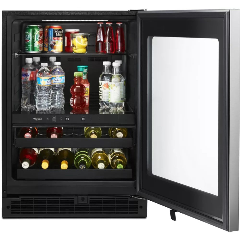 14 Bottle Wine Cooler - Fingerprint Resistant Stainless Steel