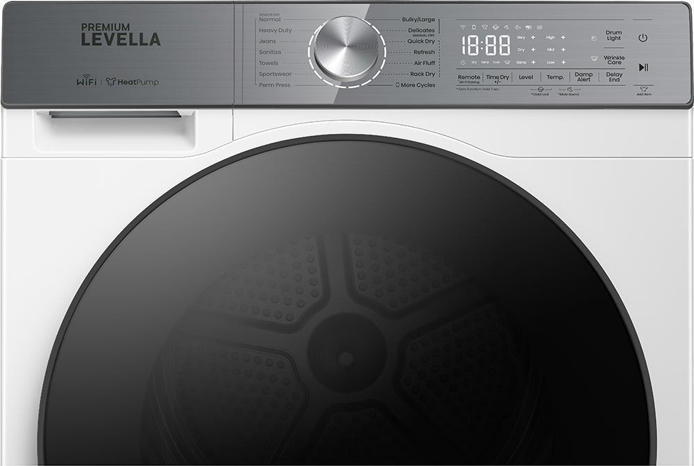 4.5 CuFt Front Load White Dryer