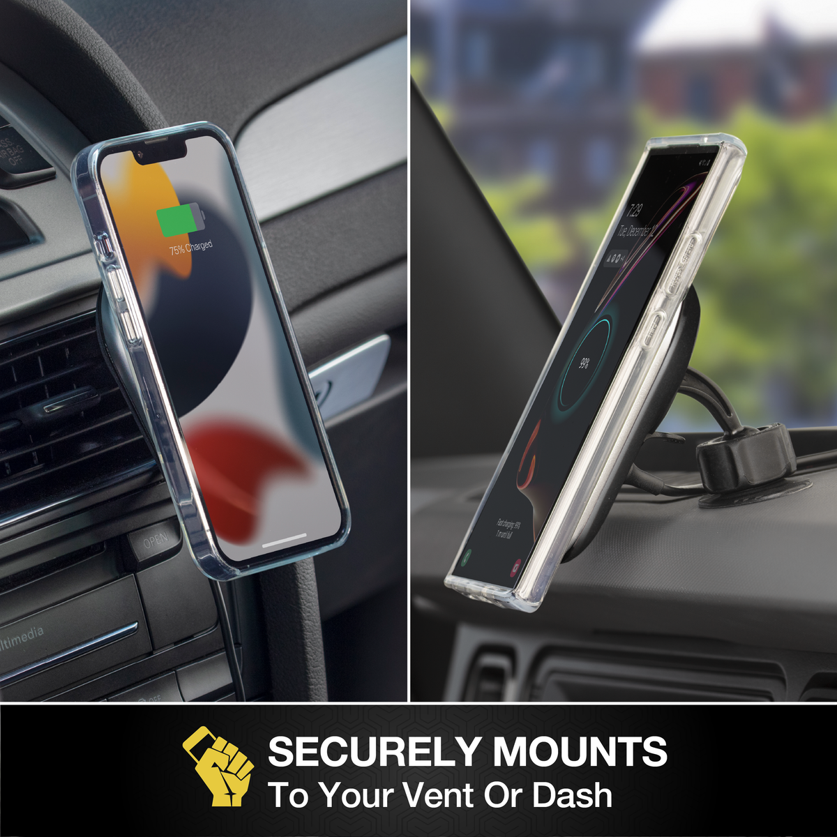 Scosche MagicMount Pro Charge5 Dash/Vent
