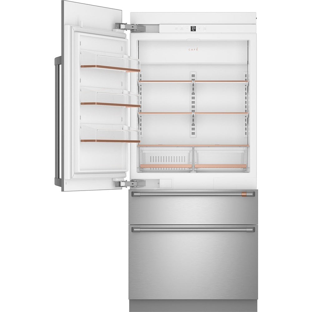 20.1 CuFt Left Hinge Integrated Bottom-Freezer Refrigerator in Stainless Steel