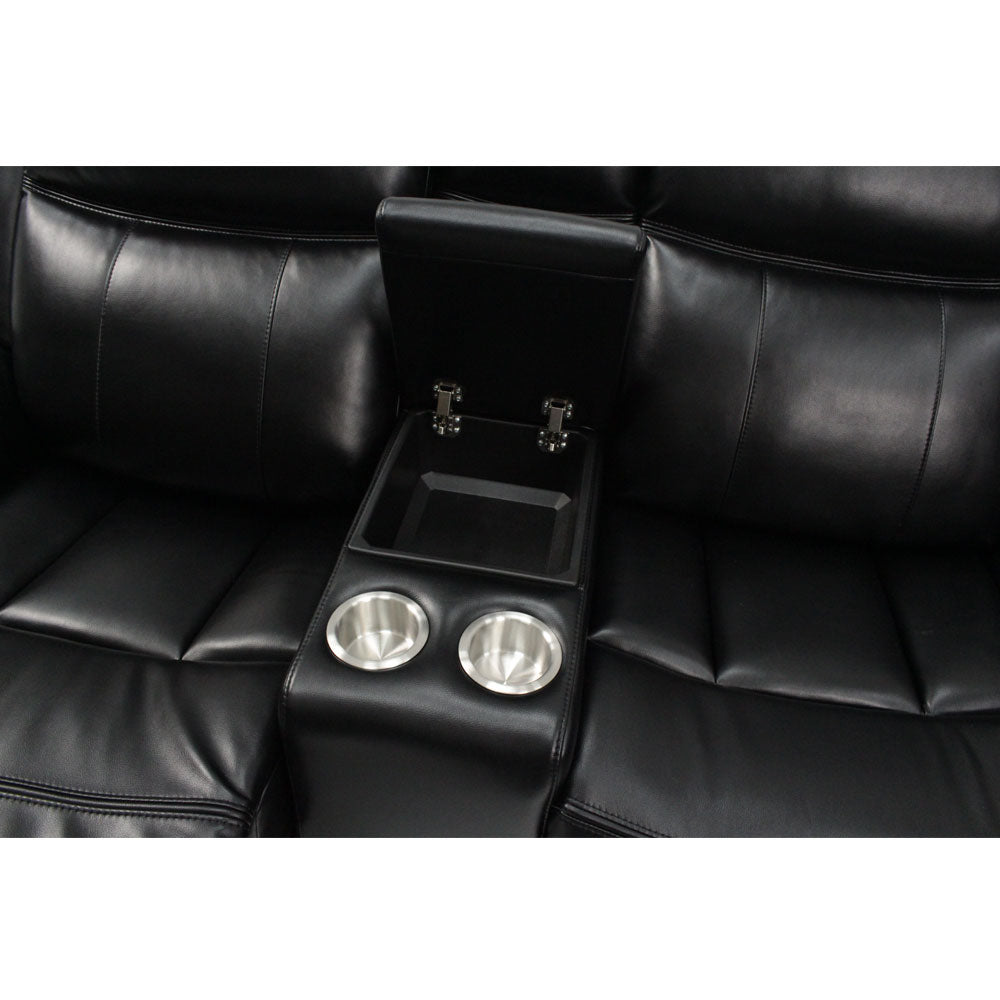 Tampa Power Reclining Sectional - Charcoal