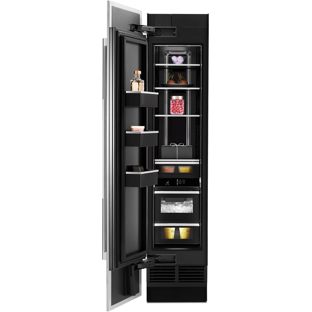 8 CuFt Panel Ready Built-In Column Freezer - Left Swing