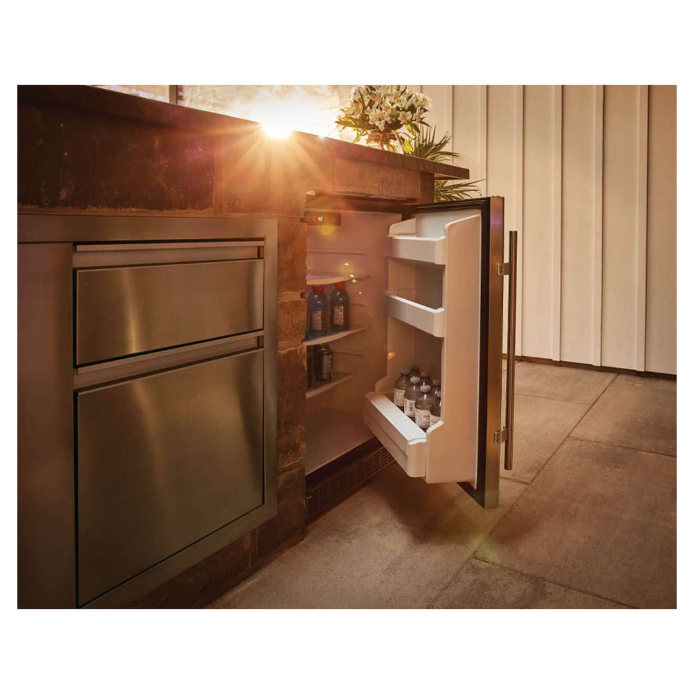Outdoor Rated Stainless Steel Fridge