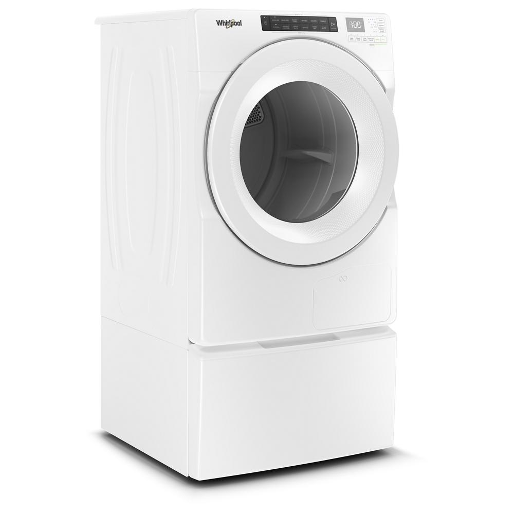 7.4 CuFt Heat Pump White Electric Dryer with Intuitive Touch Controls