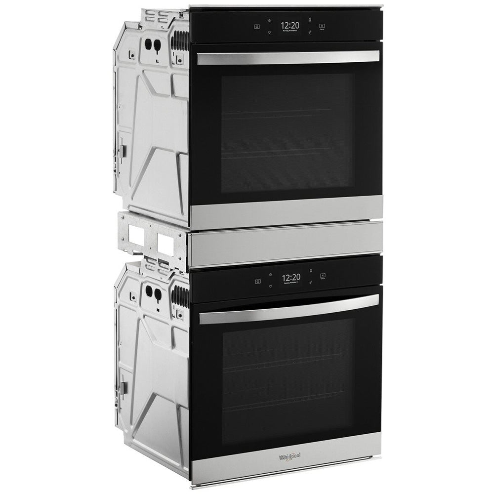 24" Smart Self-Cleaning Electric True Convection Double Wall Oven In Stainless Steel with Convection