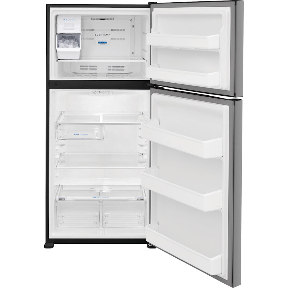 18 Cu-Ft Top Freezer Refrigerator - Stainless Steel