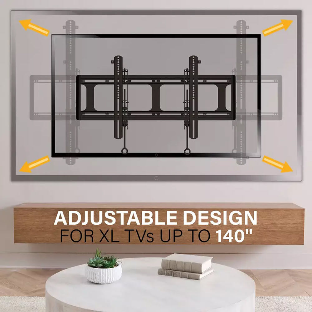 Super Slim Fixed Position TV Wall Mount for 65" - 140" TVs