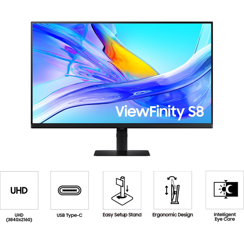 37" ViewFinity S8 S80UD 4K HDR10 High Resolution Monitor