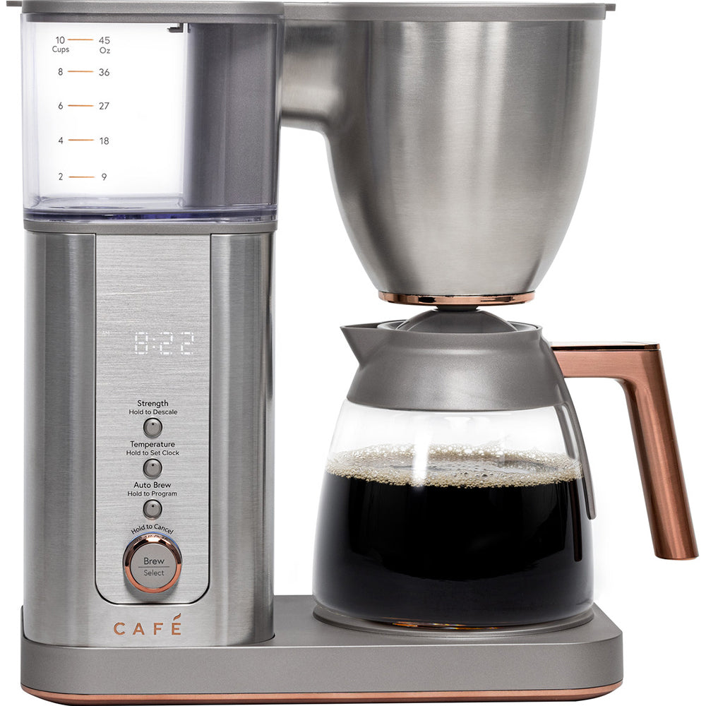 Specialty Drip Coffee Maker with Glass Carafe - Stainless Steel